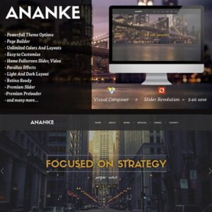 Ananke - One Page Parallax WordPress Theme