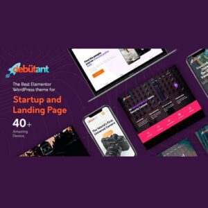 Debutant - Elementor Landing Page WP theme