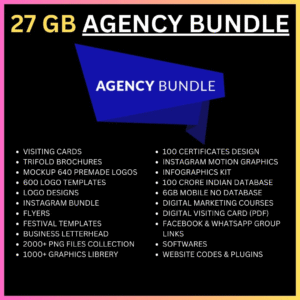 27 GB Agency Bundle Pack [22+ FORMATS]